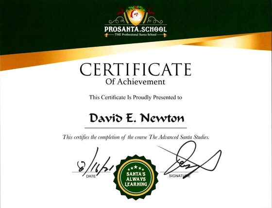 ProSanta Advanced Studies certificate